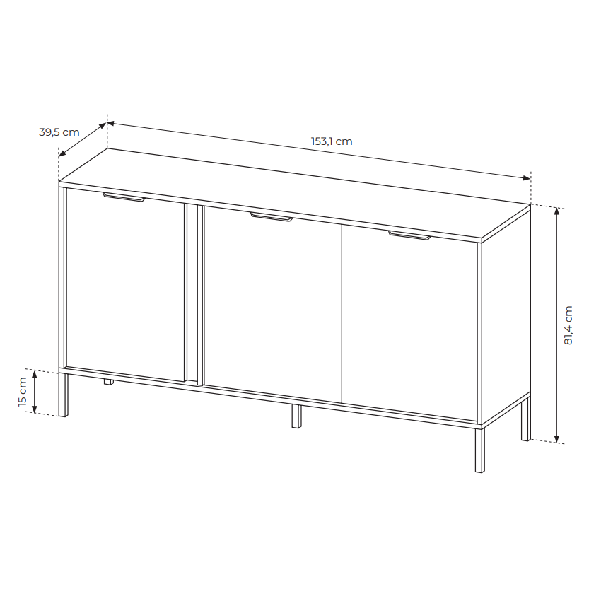 Komoda 153 3d LARS